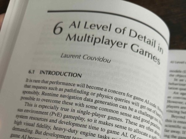 Photo of the article intro in the book 